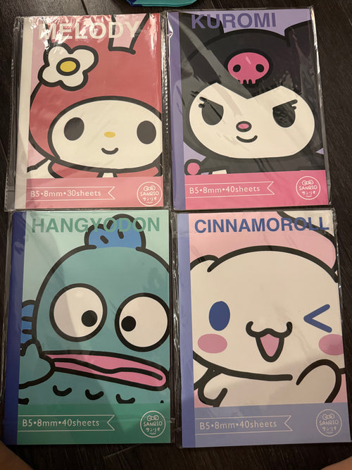 B5 Character Notebook